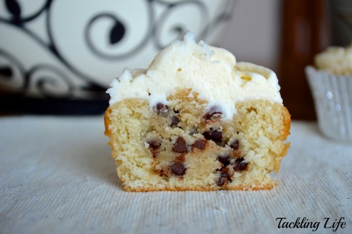Cookie Dough Cupcakes | Tackling Life